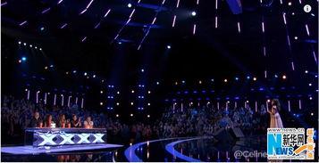 美国达人秀谭芷昀视频,歌声征服观众